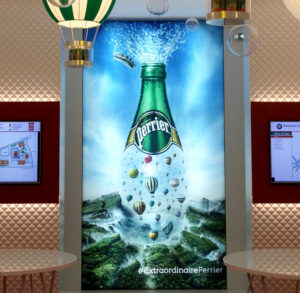 Poster promozionale per Perrier